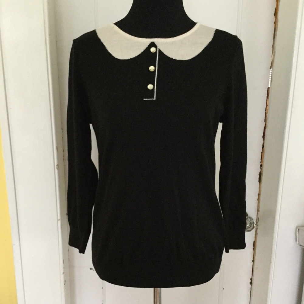 CeCe black sweater size medium